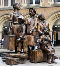 Kindertransport sculpture in London