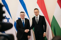 Israeli and Hungarian Foreign Ministers.