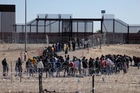 The Mexico - USA border