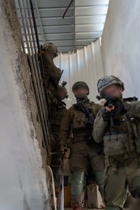 IDF soldiers operating in Jenin.