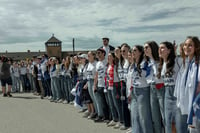 Mezuzah hung at  Auschwitz commander Rudolf Hess's former residence 