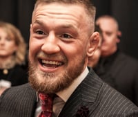 UFC and MMA fighter, Conor "The Notorious" McGregor at the Irish premiere of the documentary about his rise within the ranks of MMA fighting