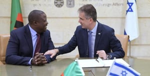 Strengthening of relations: Eli Cohen met with the Foreign Minister of Zambia
