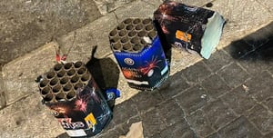 The fireworks that were seized