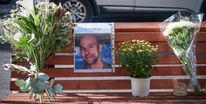 The day after: flowers and candles at the scene of the attack in Tel Aviv