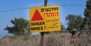 A civilian IDF worker was injured by a mine explosion in the north