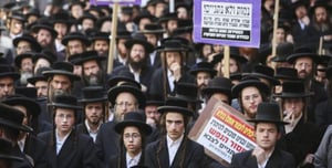 ultra-Orthodox demonstration against conscription