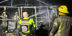 Tragedy in Herzliya: a 40-year-old man was killed in a caravan fire