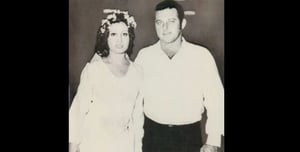 Moshe Weinberg on his wedding day a year earlier