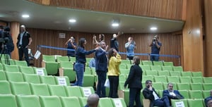 Ben-Gvir went up to make a speech: the members of the opposition left the hall