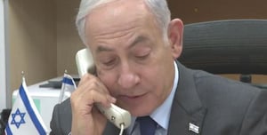 On the phone with Biden.