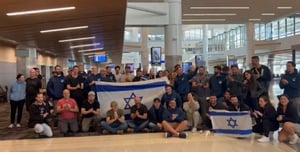 American (Jewish) Reinforcements: 150 Israeli-American Soldiers Land in Israel