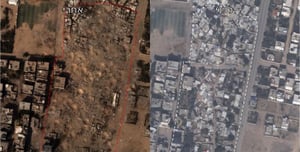 Before and After: The IDF Continues to Pound the Strip