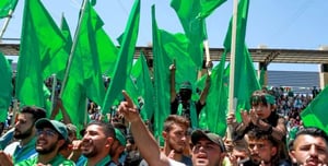 Palestinian students support Hamas