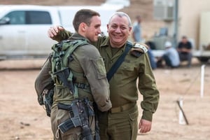 The late Gal Eisenkot and his father Gadi Eisenkot