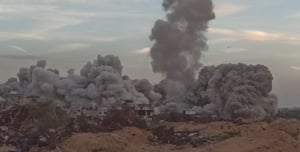 Documentation: The IDF Bombed a University in the South of Gaza City