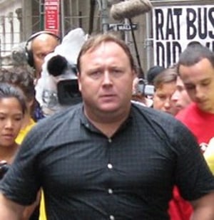 Reinstated to X/Twitter by public demand. Alex Jones at 9/11 Truther Event.