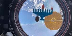 Jewish Astronaut in an Original Blessing for Hanukkah