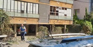 Direct Hit on a House in Holon, a Person was Slightly Injured