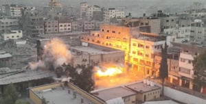 Jabalia in flames