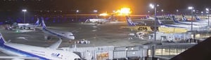 Explosion in Japan: Plane with Over 300 Passengers Engulfed in Flames
