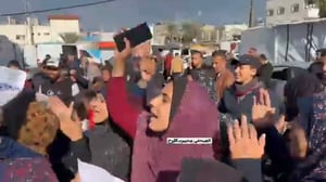 Gazans demonstrate for the release of the hostages