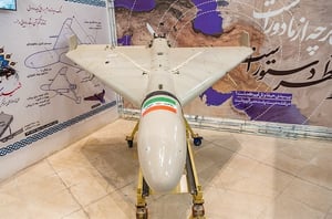 Iranian suicide drone. Illustration.