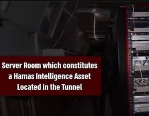 IDF Shows Massive Hamas Intelligence HQ Discovered Under UNRWA Gaza Headquarters | Watch