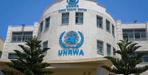 Photo: UNRWA building in Jerusalem