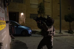 IDF soldier operating in Tubas.