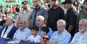 Hamas leaders in Gaza