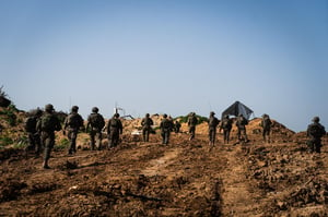 IDF's Charedi Battalion operating in the Gaza Strip.