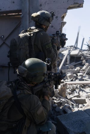 IDF soldiers in Khan Yunis.