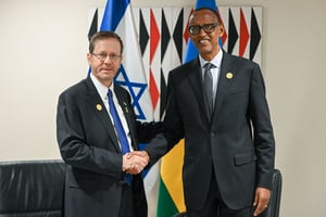 Presidents Herzog and Kagame.