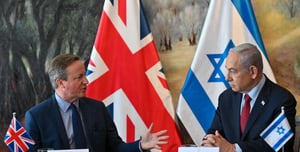 Netanyahu and Cameron.