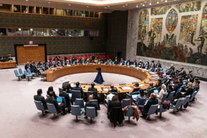 UN Security Council. Illustration.