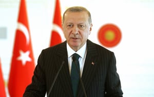 Turkish President Erdogan.
