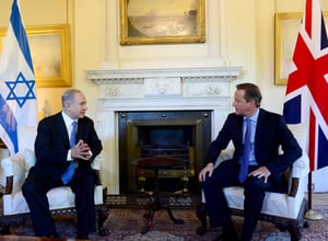 Netanyahu and Cameron.