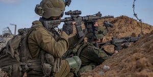 IDF soldiers in Gaza