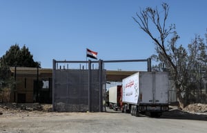 Rafah crossing.