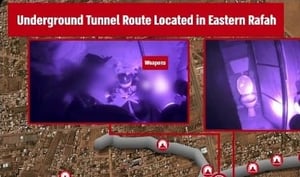 Watch: Israel locates 1.5 km long tunnel in eastern Rafah packed with weapons and missiles