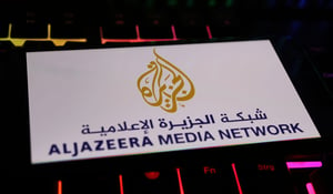 Al-Jazeera, now banned in Israel for over a month.