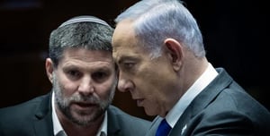 Smotrich and Netanyahu.