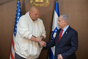 Netanyahu welcomes Fetterman.