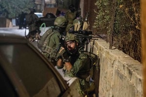 IDF forces in Judea and Samaria.
