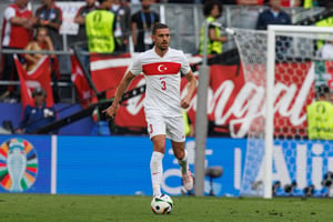  Merih Demiral seen during UEFA Euro 2024 game between national teams of Turkey and Portugal 