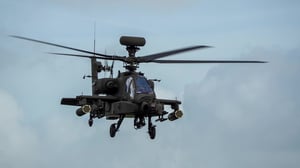 ZM707 British army Boeing Apache Attack helicopter AH64E 
