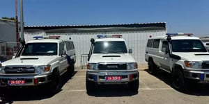 Israel Friends and generous U.S. donors donated these armored ambulances