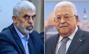 Mahmoud Abbas and Yahya Sinwar.