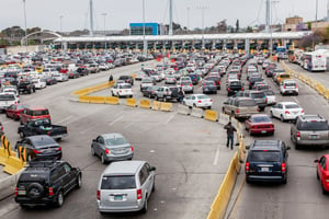 U.S.- Mexico border at San Diego